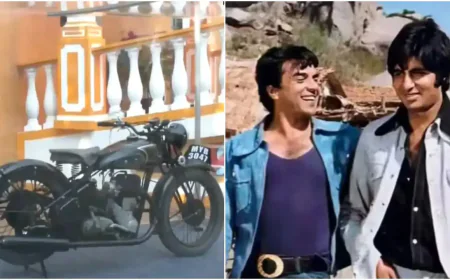 Dharmendra’s Passing Casts Emotional Shadow Over IFFI as ‘Sholay’ Bike Becomes Memorial