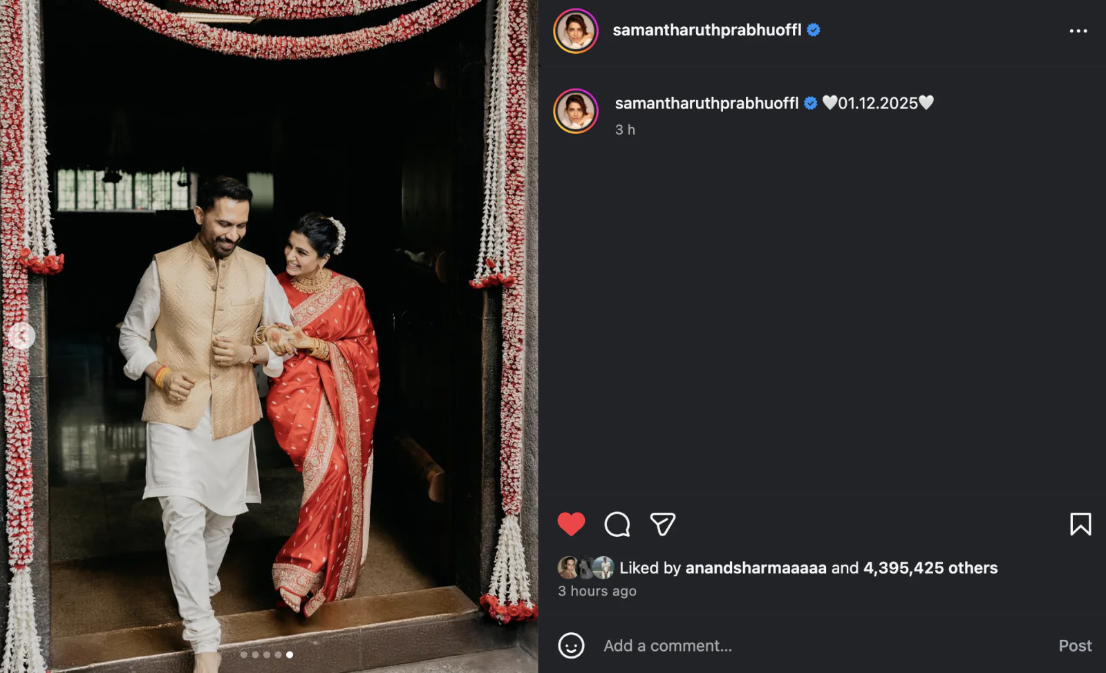 u in Private Ceremony at Isha Yoga Center
