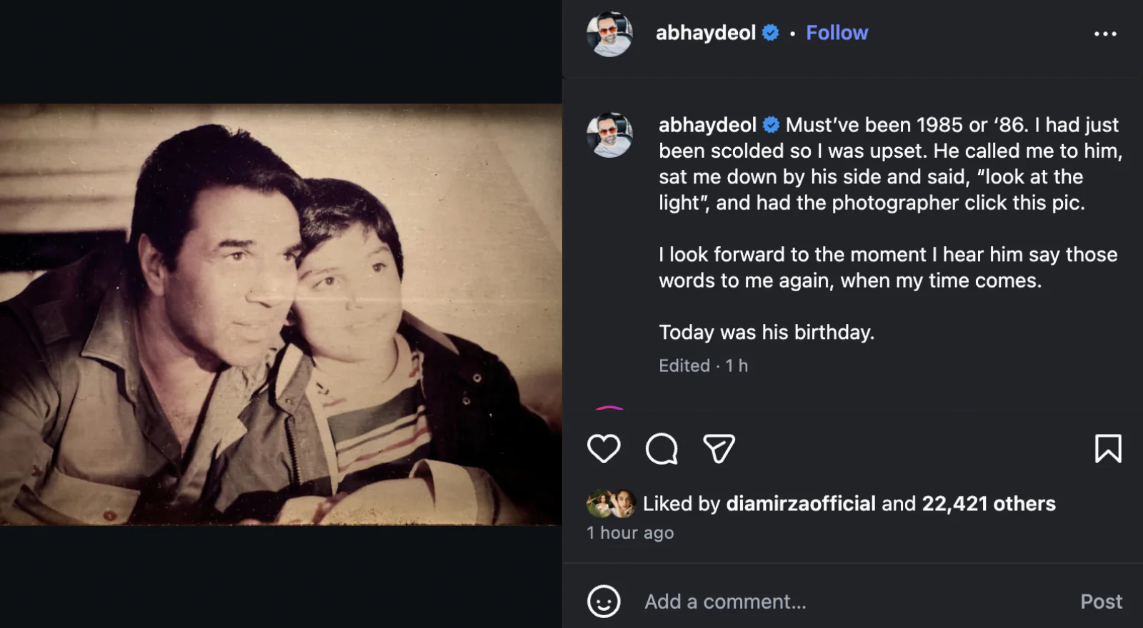 On Dharmendra’s 90th Birthday, Abhay Deol Remembers a Cherished Childhood Moment