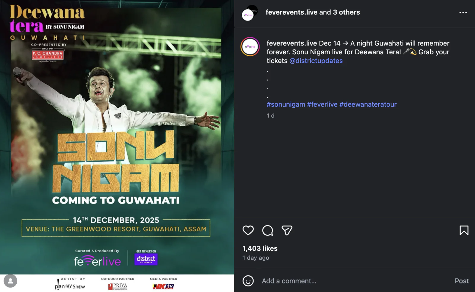 Sonu Nigam Gets Emotional as He Starts New Tour from Guwahati in Memory of Zubeen Garg