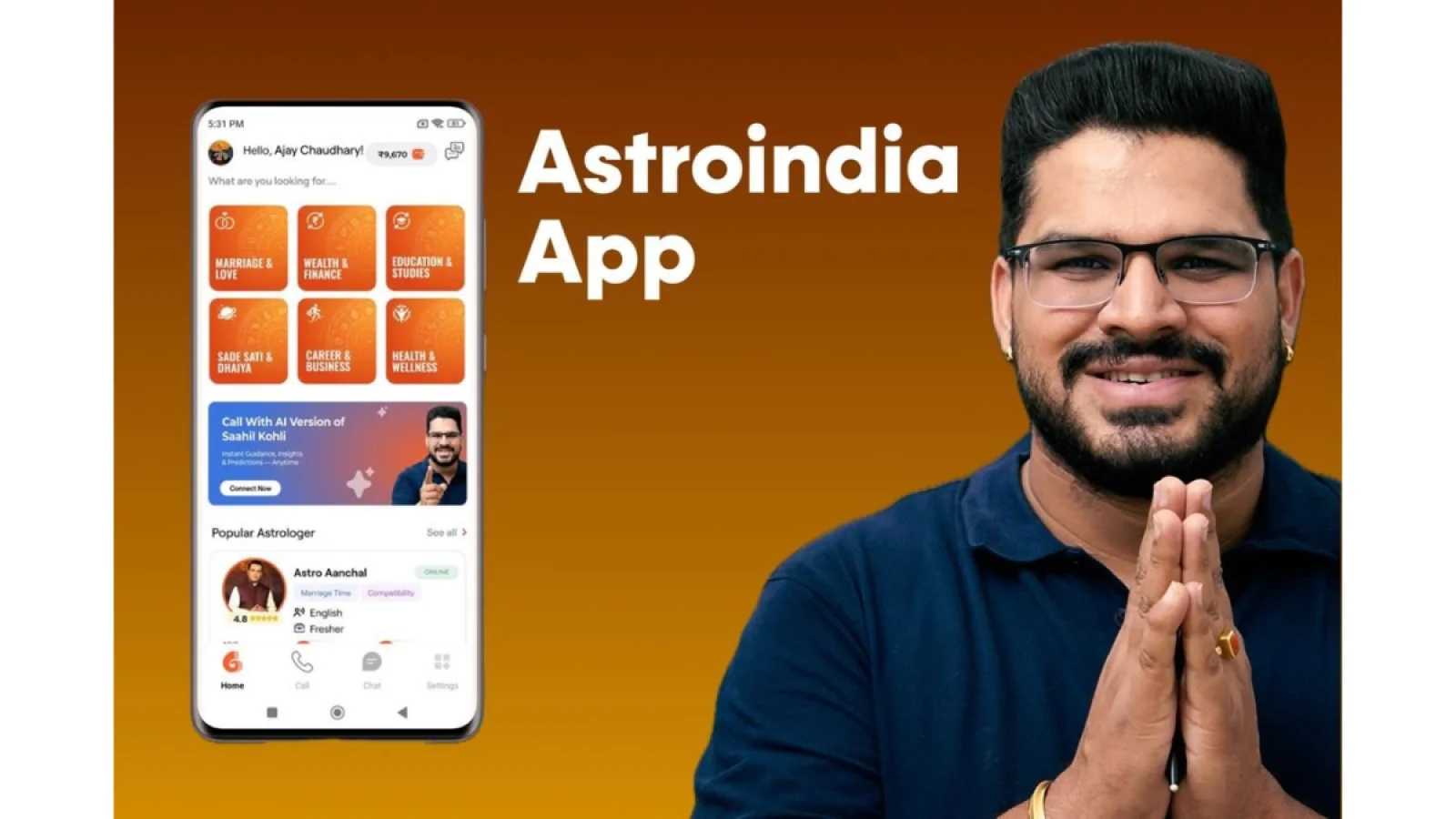 Astrologer Saahil Kohli Launches AstroIndia App – India’s Leading Astrology Platform