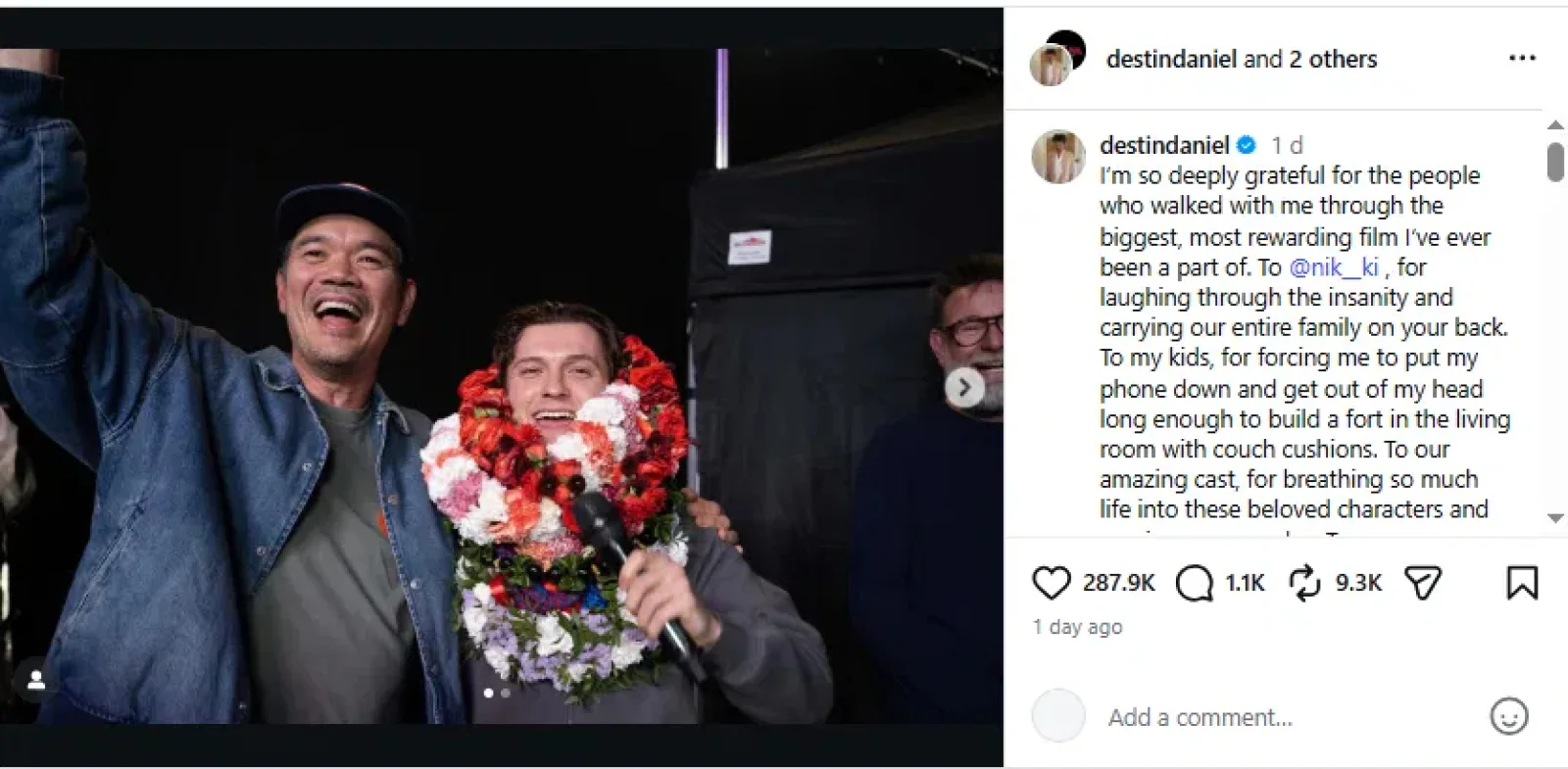 Director Destin Daniel Cretton Calls ‘Spider-Man: Brand New Day’ One of His Most Special Films