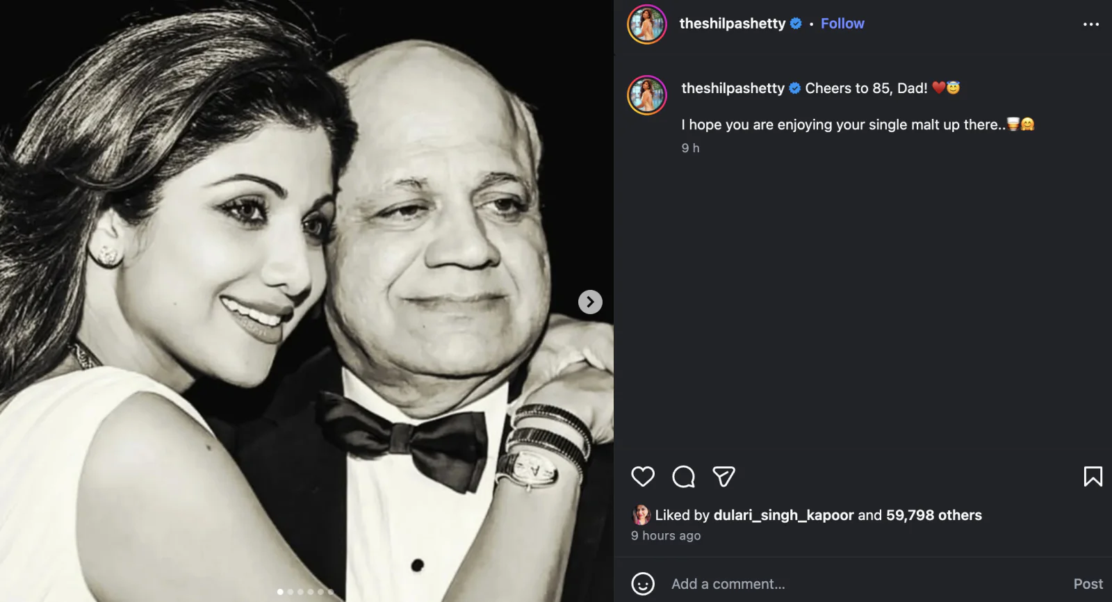 lpa Shetty’s Emotional Tribute to Her Father