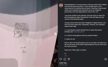 Zeenat Aman Shares Fun Post From Indian Idol 16 Sets, Reveals Kids’ Selfie Advice