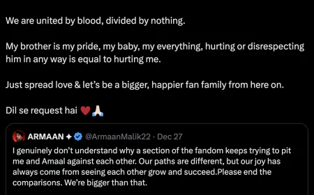 ‘My Brother Is My Pride’: Amaal Malik Responds to Armaan Malik’s Appeal