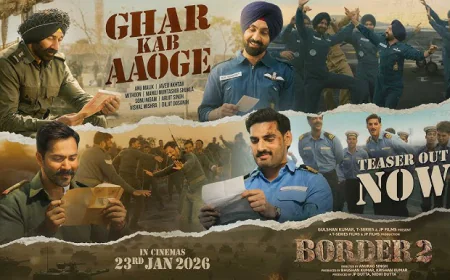Sunny Deol’s ‘Border 2’ Builds Buzz as ‘Ghar Kab Aaoge’ Teaser Crosses 4.5 Million Views