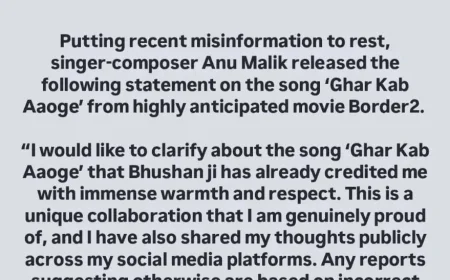 Anu Malik Refutes Media Reports Claiming Credit Dispute Over Border 2 Song