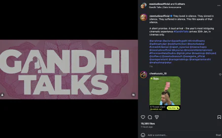 Vijay Sethupathi’s Silent Film ‘Gandhi Talks’ Teaser Out, Release on January 30, 2026