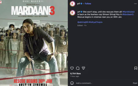 Rani Mukerji Returns as Shivani Roy: Mardaani 3 to Release on January 30