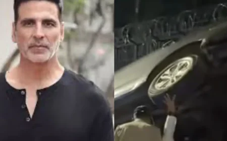 Mercedes-Autorickshaw Collision Leads to Minor Damage to Akshay Kumar’s Convoy Car
