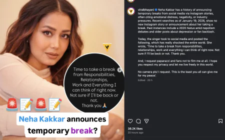 Neha Kakkar Breaks Silence on Divorce Rumours, Defends Husband Rohanpreet Singh