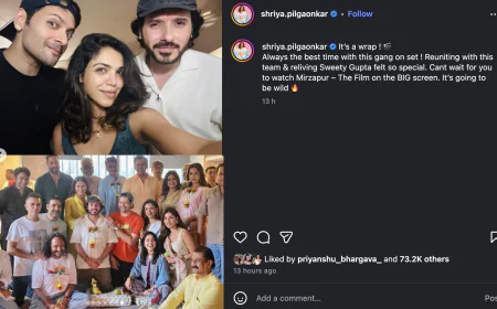 Mirzapur: The Film Gears Up for 2026 Release as Shriya Pilgaonkar Wraps Shoot