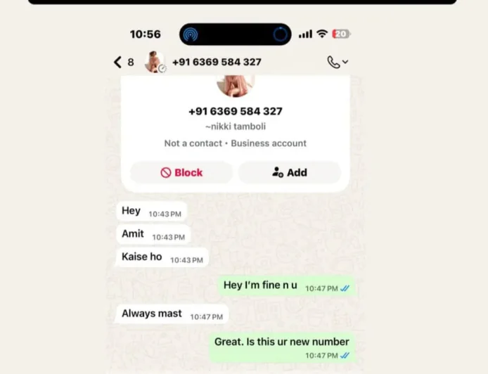 ‘This Is Not Me’: Nikki Tamboli Alerts Followers About Impersonation Scam