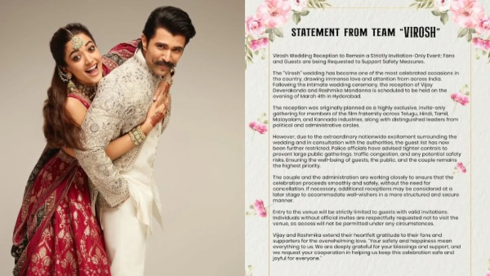 shmika’s Grand Reception Plans