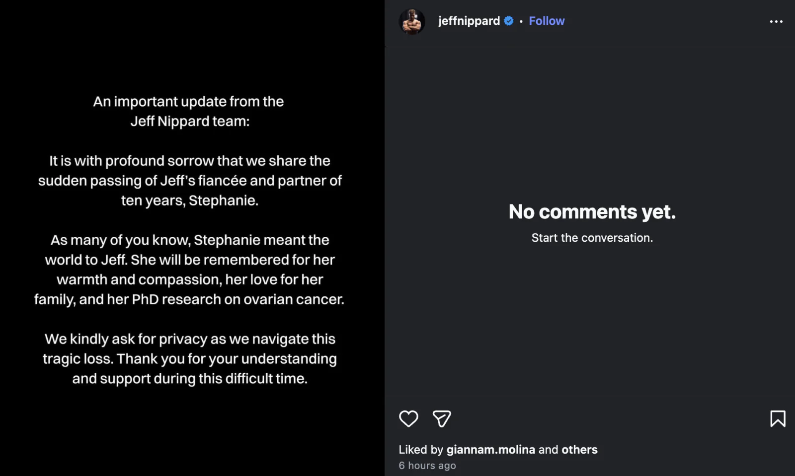 Jeff Nippard’s Fiancée Dr. Stephanie Buttermore Passes Away, Fitness Community in Shock