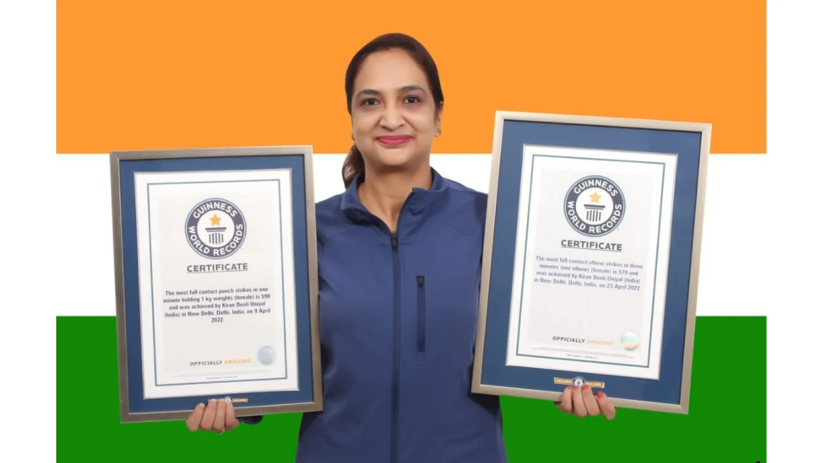 Kiran Deoli Uniyal: First Indian woman to hold most martial arts world records