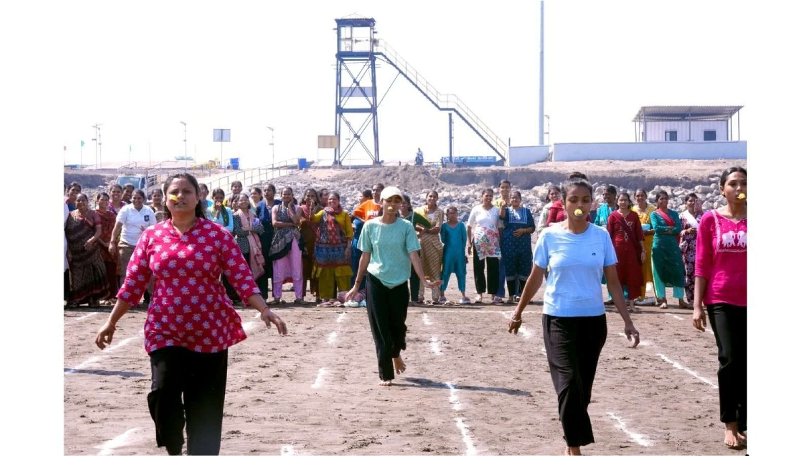 AM/NS India CSR Team Hosts Women’s Sports Day