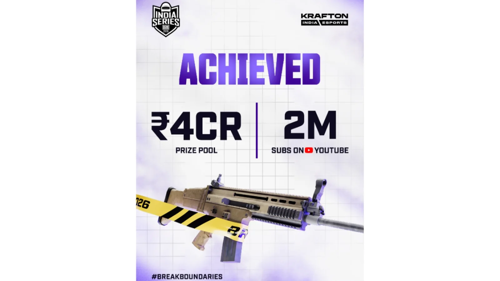 KRAFTON India Announces INR 4 Crore Prize Pool for BGIS 2026 Grand Finals in Chennai