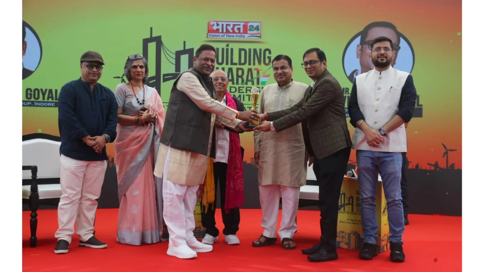 Indore’s Dream Group Awarded by Nitin Gadkari at Prestigious Bharat Leadership Summit