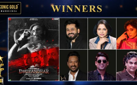 Aditya Dhar And Team Dhurandhar Shine Bright At Iconic Gold Awards 2026