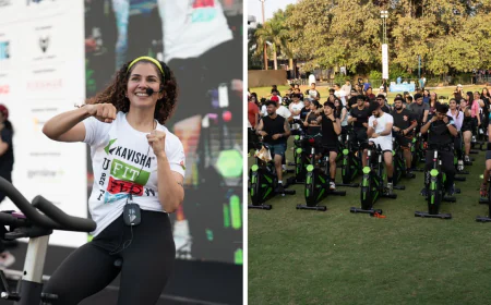 Over 1,000 participate in Kavisha UFIT Flow Fest, India’s first spin rave event more than 100 people spin at one time