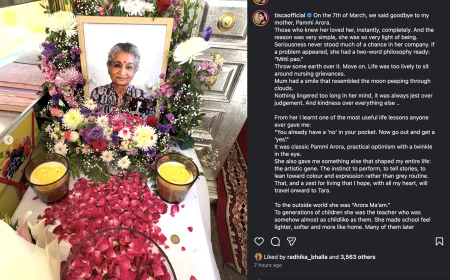 Pammi Arora Dies After Cancer Battle, Daughter Tisca Chopra Shares Memories