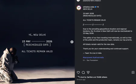 Kanye West India Tour Delayed: Jawaharlal Nehru Stadium Show Gets New Date