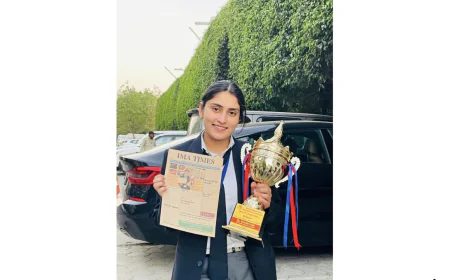 IPS Academy Student Bags Top Spot in Speech Contest, Set to Shine at International Management Conclave
