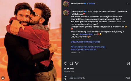 Ranveer Singh praised by co-star Danish Pandor for powerful performance