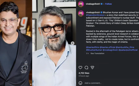 The success of 'Dhurandhar 2' has shown its impact, with 'Operation Sindoor' announced; Vivek Agnihotri to direct.