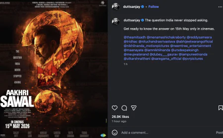 Sanjay Dutt’s ‘Aakhri Sawal’ to Clash with Ayushmann Khurrana’s Film at Box Office