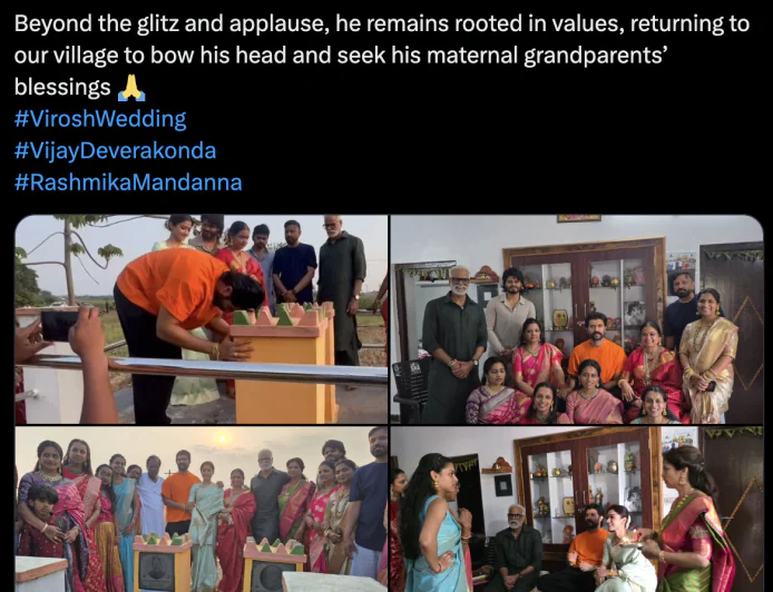 Vijay Deverakonda Praised for Humility After Wedding With Rashmika Mandanna