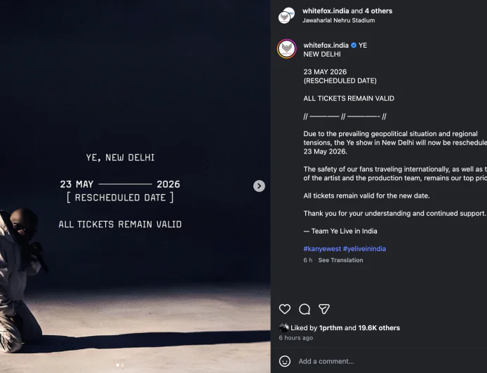 Kanye West India Tour Delayed: Jawaharlal Nehru Stadium Show Gets New Date