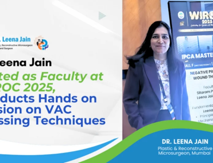 Dr. Leena Jain Invited as Faculty at WIROC 2025, Conducts Hands-on Session on VAC Dressing Techniques