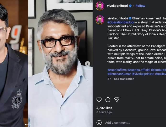 The success of 'Dhurandhar 2' has shown its impact, with 'Operation Sindoor' announced; Vivek Agnihotri to direct.