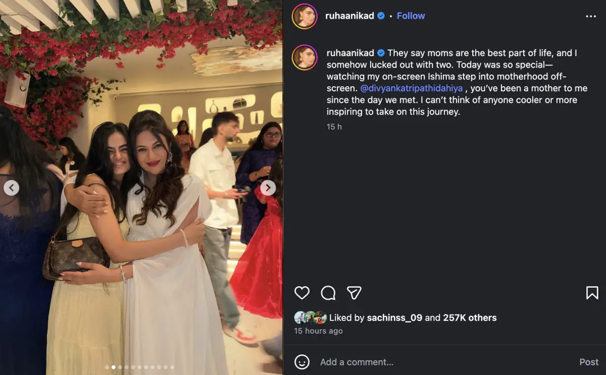 ; Ruhanika Dhawan Shares Heartwarming Note