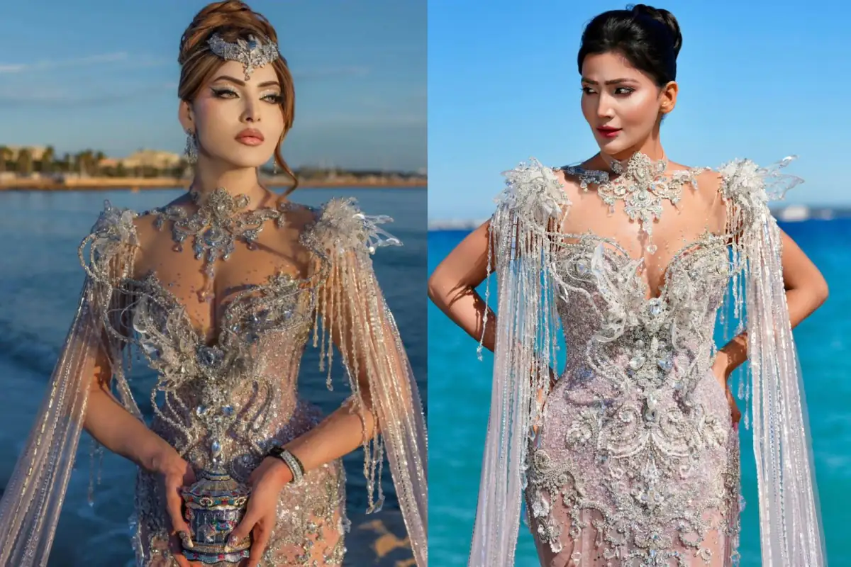 Urvashi Rautela and Soniya Bansal Twin in Silver at Cannes 2026 — Internet Cannot Decide Who Wore It Better