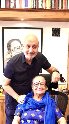 Anupam Kher Shares Heartwarming Post with Mother Dulari Kher, Says ‘This Is Her Chair’
