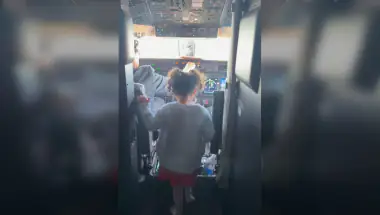 Priyanka Shares Adorable Video of Malti in Airplane Cockpit