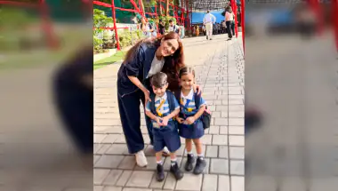 Pankhuri Awasthy Gets Emotional as Twins Start School