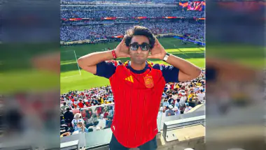 Aadar Jain Celebrates Spain’s FIFA World Cup Win