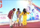Raveena Tandon Stays Calm as Dog Grabs Her Outfit