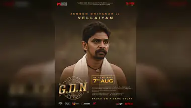 Jenson Dhivakar’s Look as Vellaiyan in Madhavan’s GDN Out