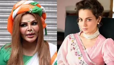 Rakhi Sawant Takes Dig at Kangana Ranaut Over 2014 'Freedom' Remark: 'I'll Beat Them With a Stick'