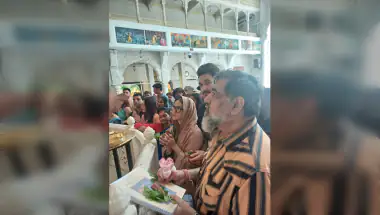 Sunny Leone Visits ISKCON Temple Ahead of New Film Shoot