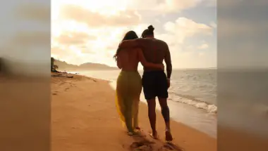 Kim Kardashian Shares Holiday Photos with Lewis Hamilton