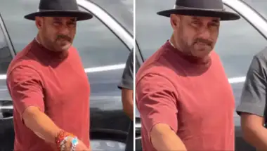 Salman Khan Celebrates Raksha Bandhan With Sister Alvira Khan Agnihotri, Poses With Paparazzi