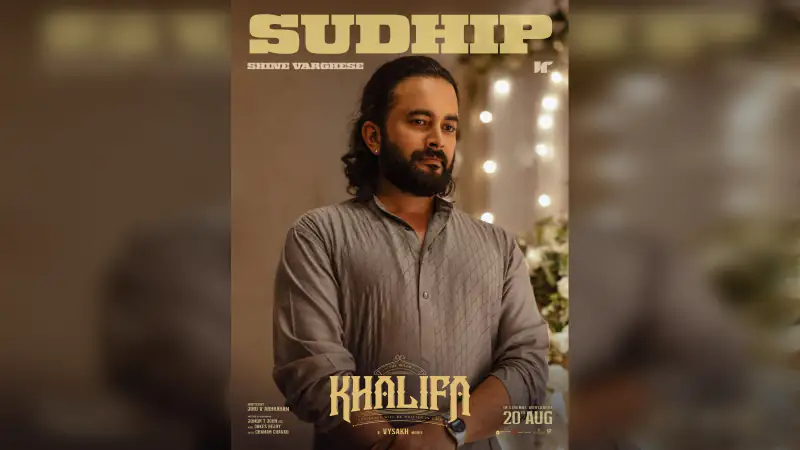 Khalifa Makers Reveal Shine Varghese’s Character Look