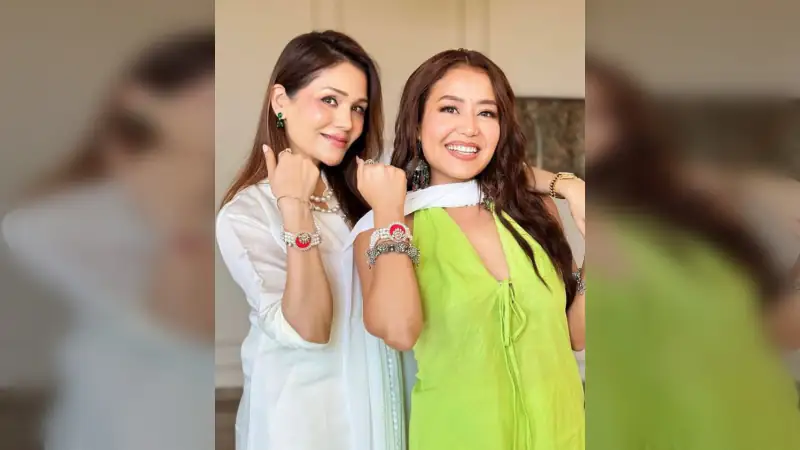 Neha Kakkar Showers Love on Sister Sonu Ahead of Raksha Bandhan