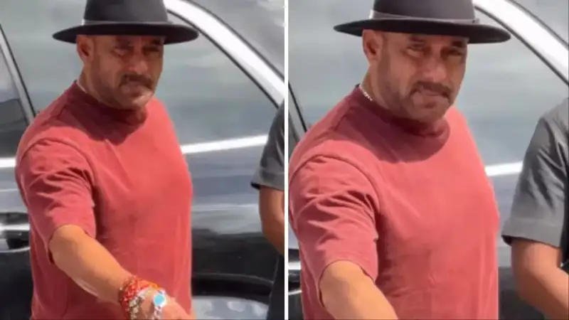 Salman Khan Celebrates Raksha Bandhan With Sister Alvira Khan Agnihotri, Poses With Paparazzi